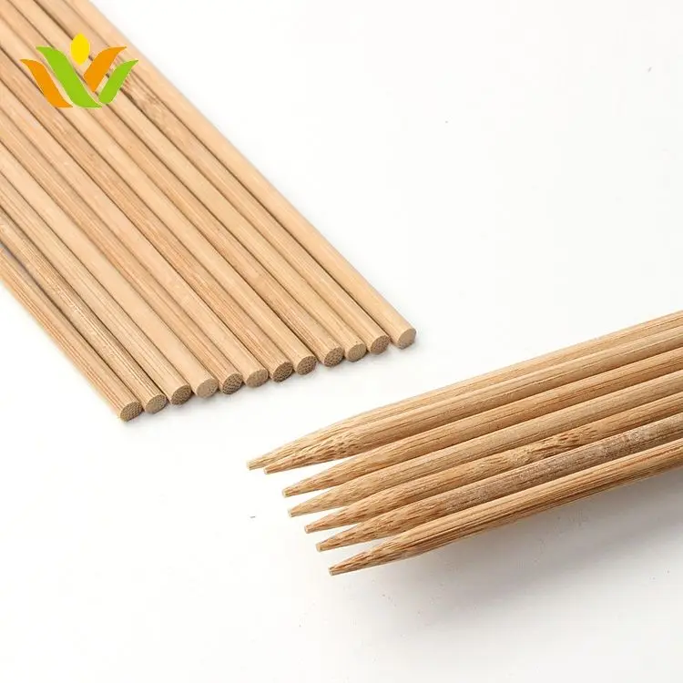 Natural Extra Long Marshmallow Corn Malaysian Satay Persian Kabob Skewer