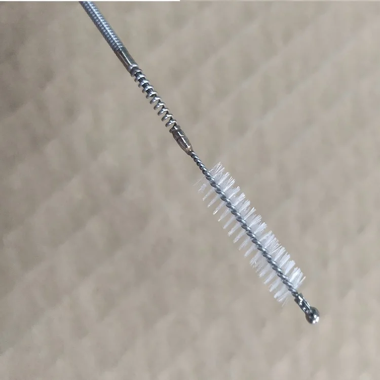 OJH Disposable laryngoscope/ flexible gastroscope /Fiberoptic bronchoscopy Cleaning Brush