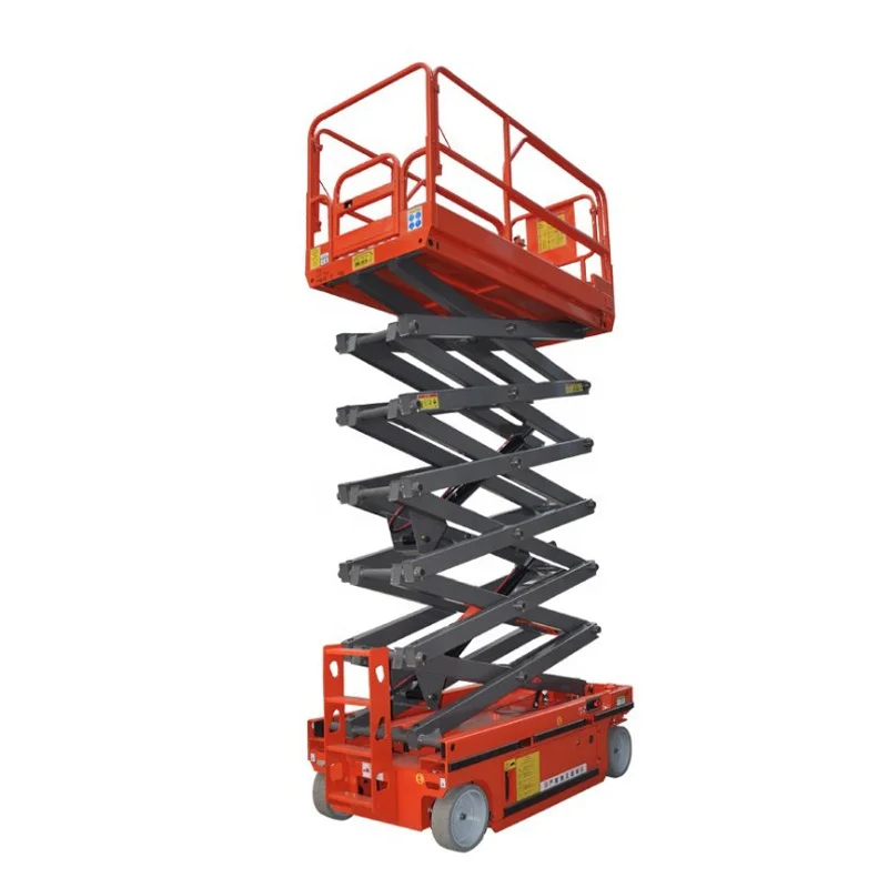 2021 New Mid Rise Scissor Lift Self-propelled Mobile Lift Platform Battery Lift