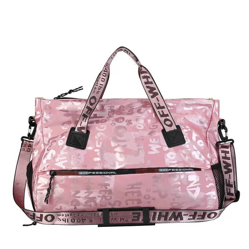 Women Weekend Bag Girls Ballet Dance Sports Duffle Gym Bag Travel Sport Duffel Bags With Shoe Compartment