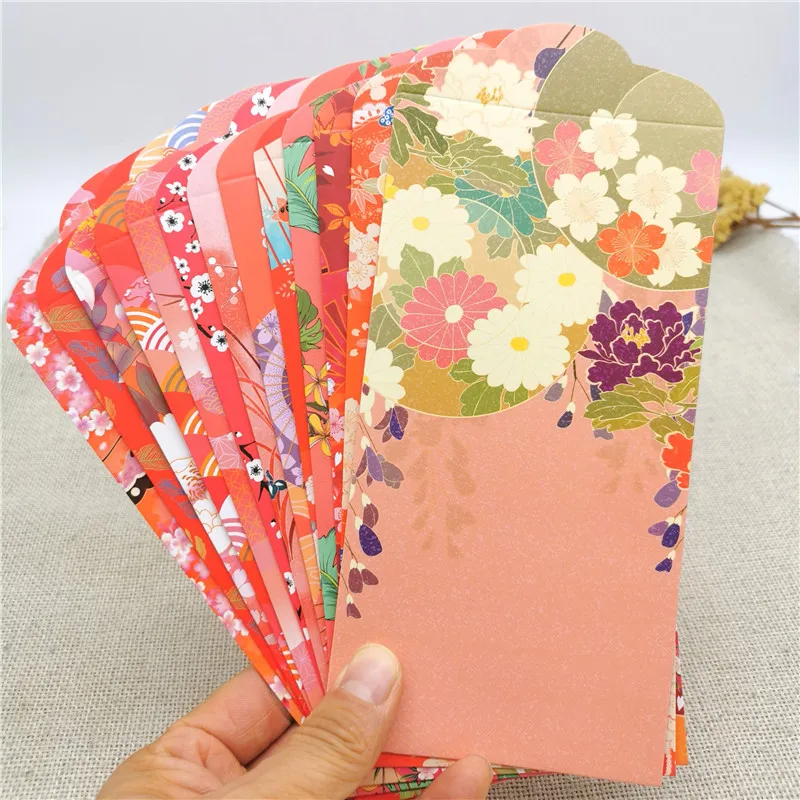 Custom Colorful Funny Envelope Hongbag Ang Pao Design Chinese New Year Red Packets Printing for Gift Giving