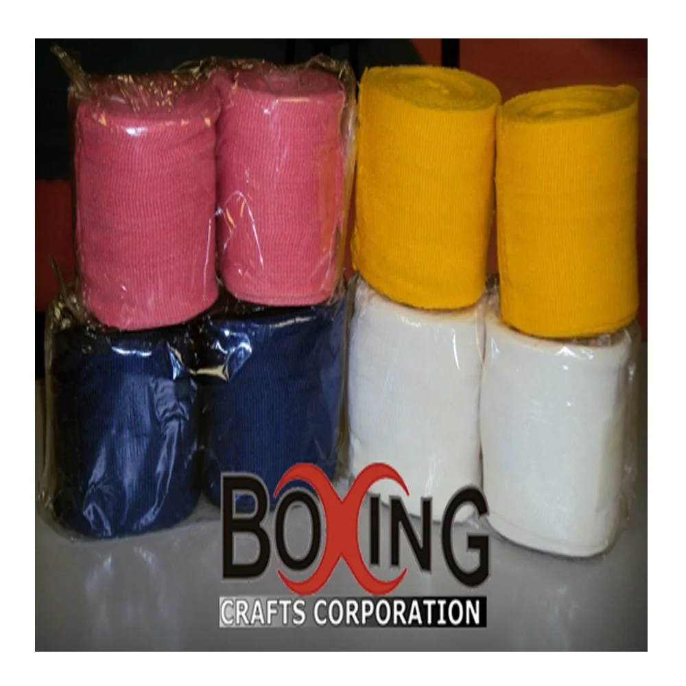 boxing hand wraps whole sale manufacturer for fitness customized logo & designs multiple colours