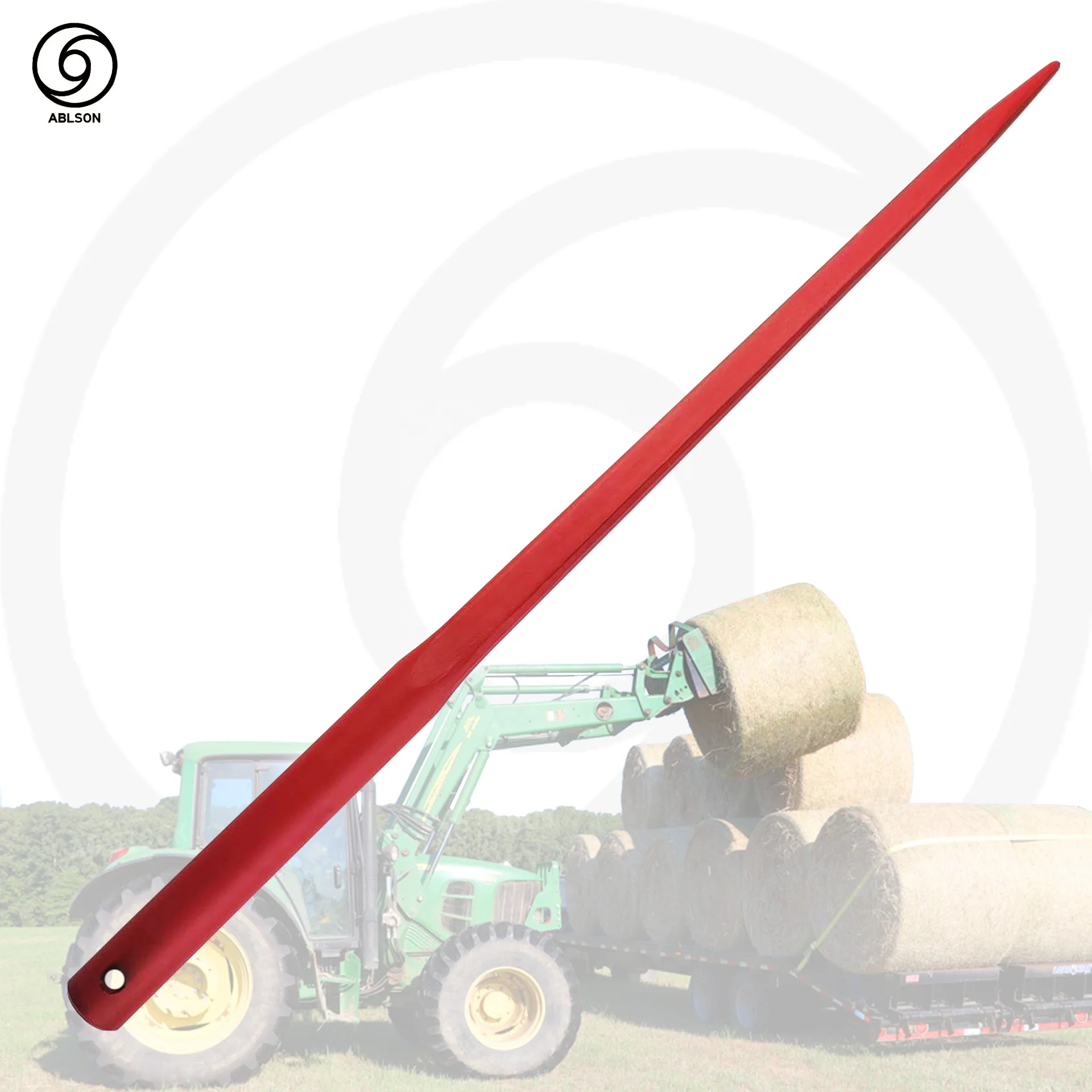 Кованый прямой кусачок для трактора погрузчика сена с копьем и сельскохозяйственных тракторов