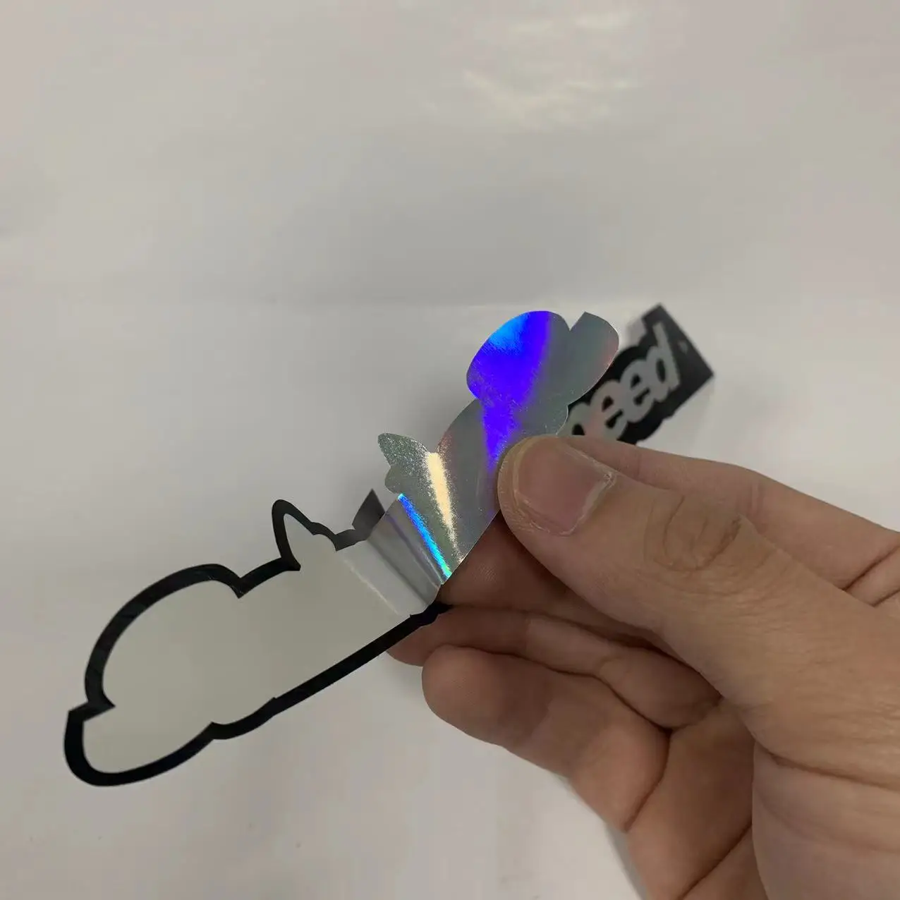 Custom Design Printing Waterproof Holographic Die Cutting Hologram Laser Label Stickers