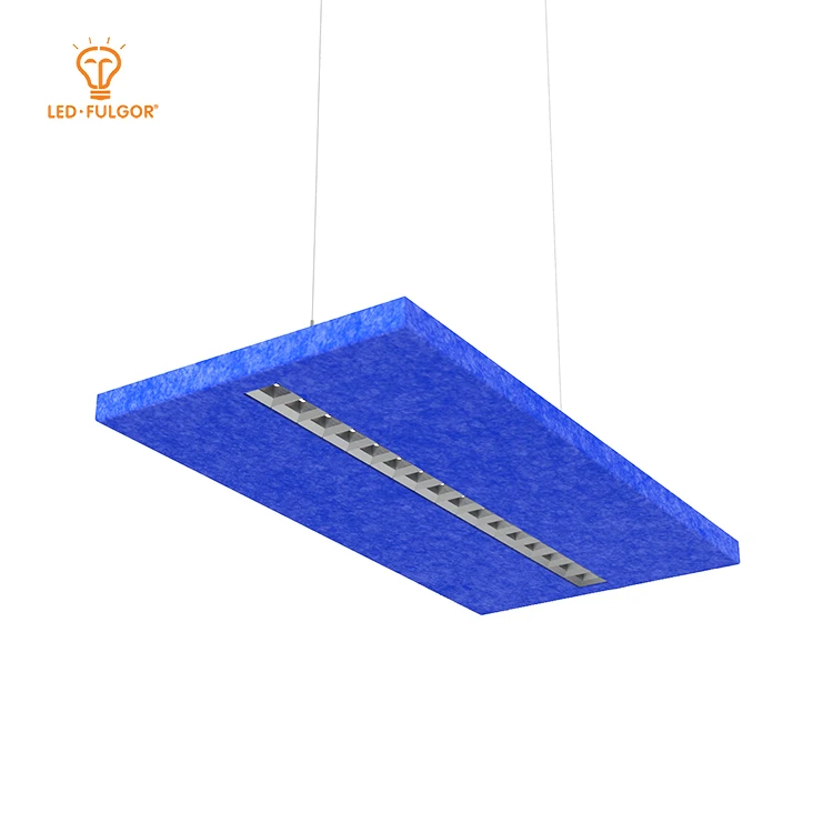 LED FULGOR DALI dimming pendant decorative PET felt Acoustic office LED light lamps