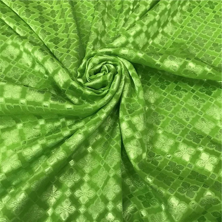 Однотонная окрашенная свадебная ткань, атласная вискозная ткань, жаккардовая ткань 18 мм