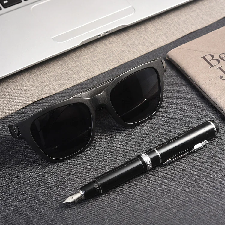 Smart Sunglass Lenience Optics Framework Magnetism Charging UV Radiation Microphone Safety Glasses Headset Party AI Glasses