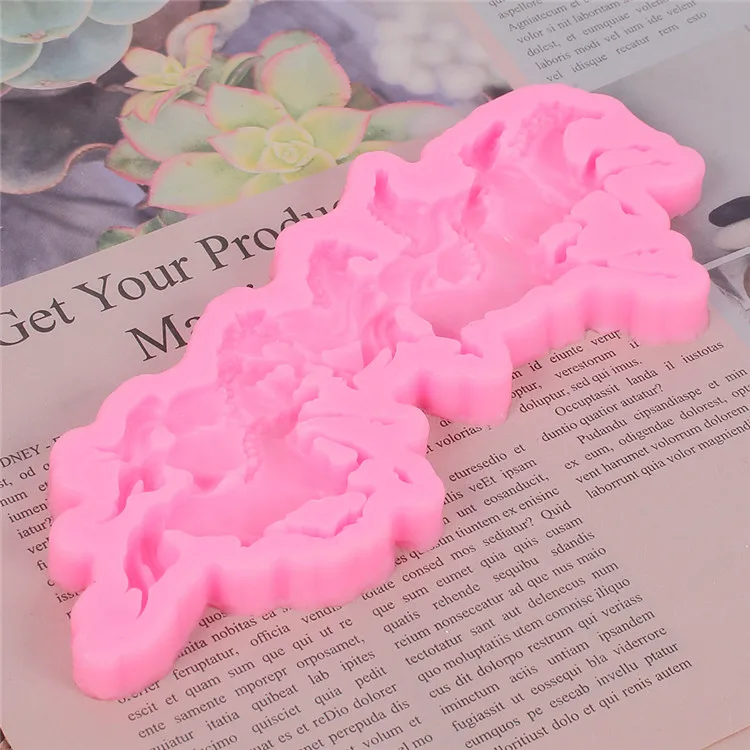 
Run Horse Shape Fondant Cake Silicone Mold Cookie Ice Cream Molds Biscuits Candy Chocolate Mould Baking Cake Decoration Tools 