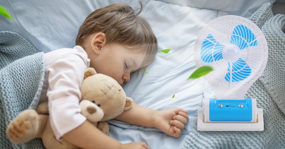 Настольный неваляшка ночник вертикальный Silent синий HJ-5588 студенческого общежития Электрический стоящий стол вентиляторы Воздушные Охладители