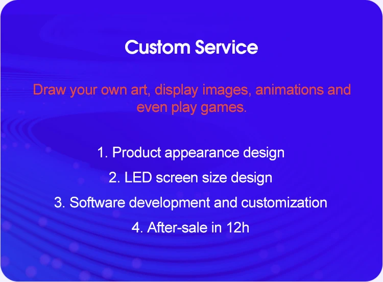 led backpack screen