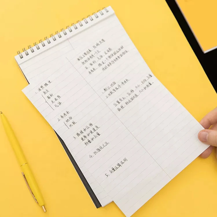 Sizes available steno notes with custom design accepatable