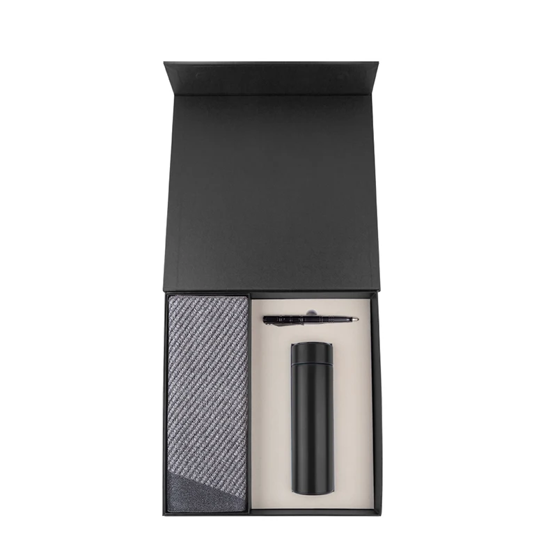 New product ideas 2021man silk scarf flask ball pen gift set gifts crafts