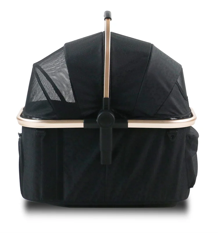 Luxury X9 Fashionable Large Storage Foldable Multifunctional Dog Pram Pet Stroller For Export