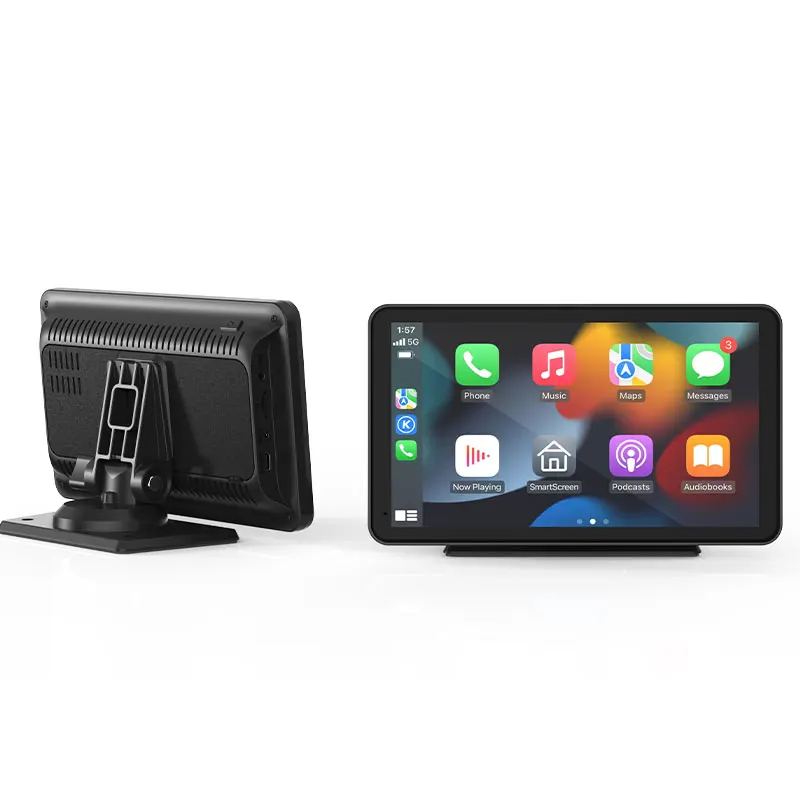 Car mounted 7-inch smart 2.5D screen wireless Carplay Android auto global navigation system supports video playback touch screen