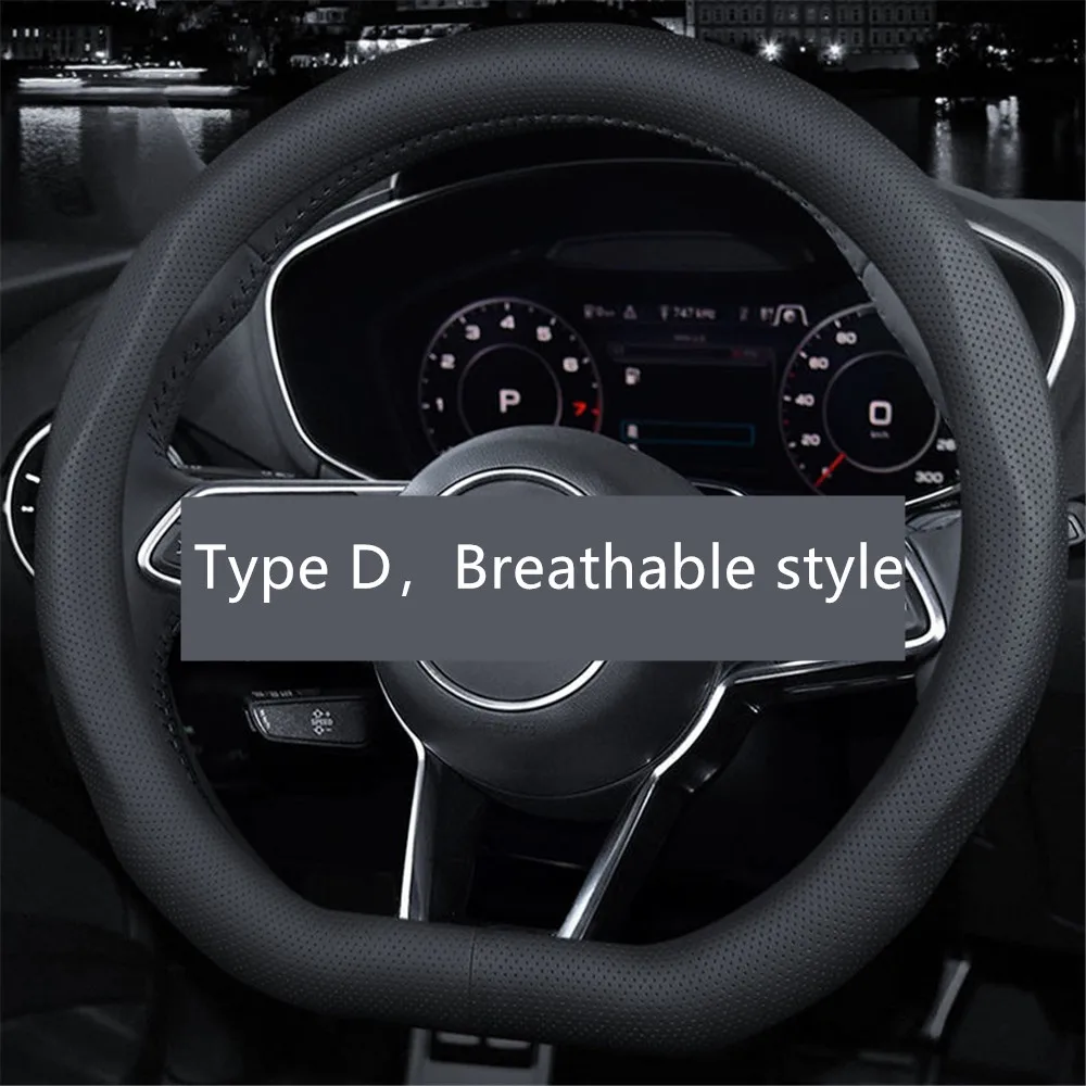 Latest steering wheel cover for nissan altima march sunny magnite micra tiida sentra patrol y62 maxima car interior accessories
