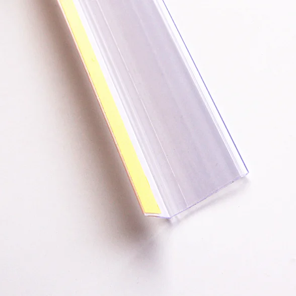PVC Plastic Label Holder Data Strip Price Tag Supermarket Shelf Edge