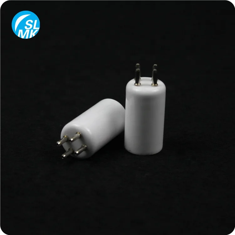 alumina products 95 ceramic UV lamp cap electrical ceramics