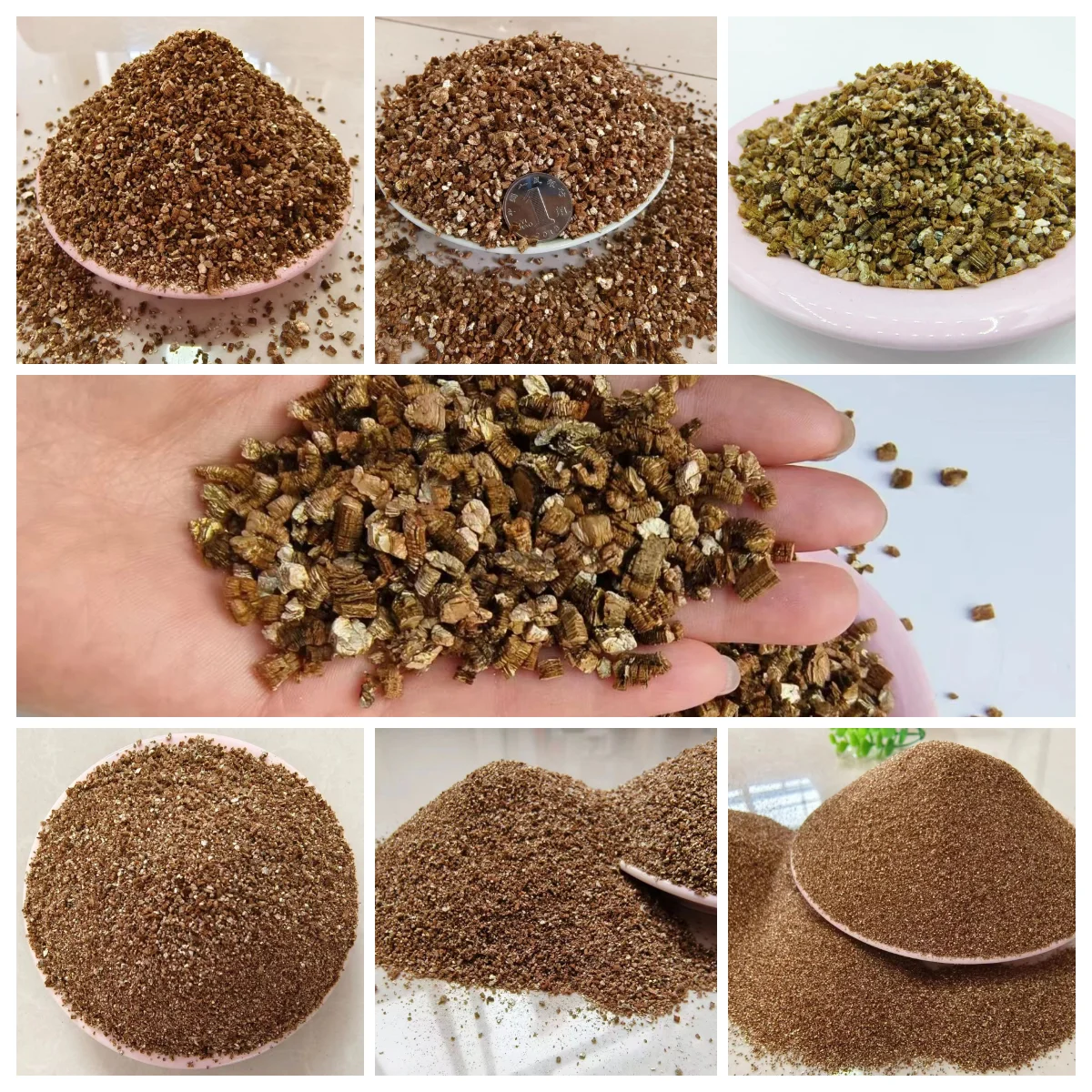 Vermiculite raw ore coated fiberglass fireproof insulation materials for construction