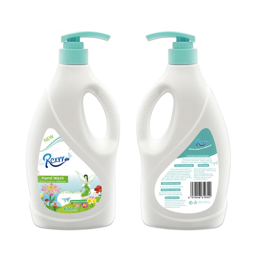OEM Premium Quality Underwear Detergent 1L Plant Extracts Enzyme Formula Deep Cleaning Laundry Detergent Liquid Wholesale