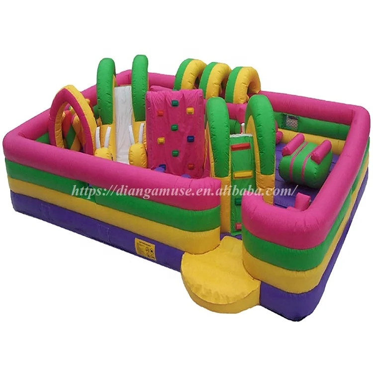 commercial inflatable bounce house obstacle course obstacle course inflatable on sale Customized