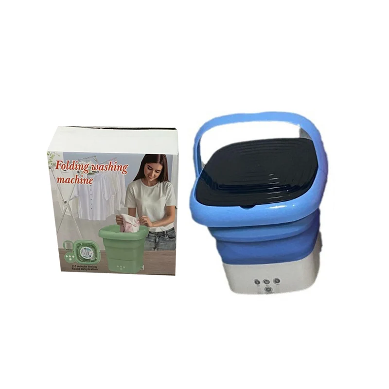 Mini Washing Machine Folding Small Household Portable Underwear Cleaning Dormitory Cleaning Machine