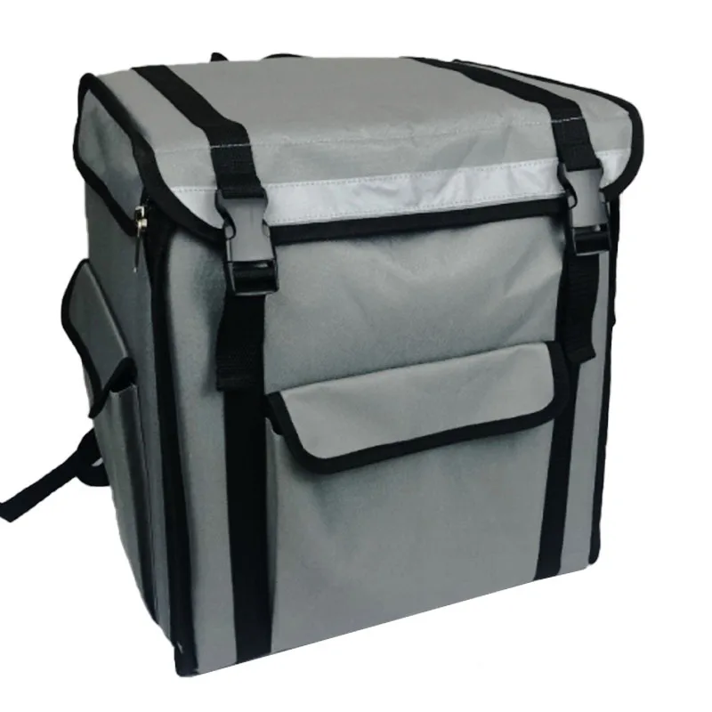 Large Capacity Waterproof Bike Cooler Bag Motorcycle Pizza Insulated Bags Food Delivery Backpack