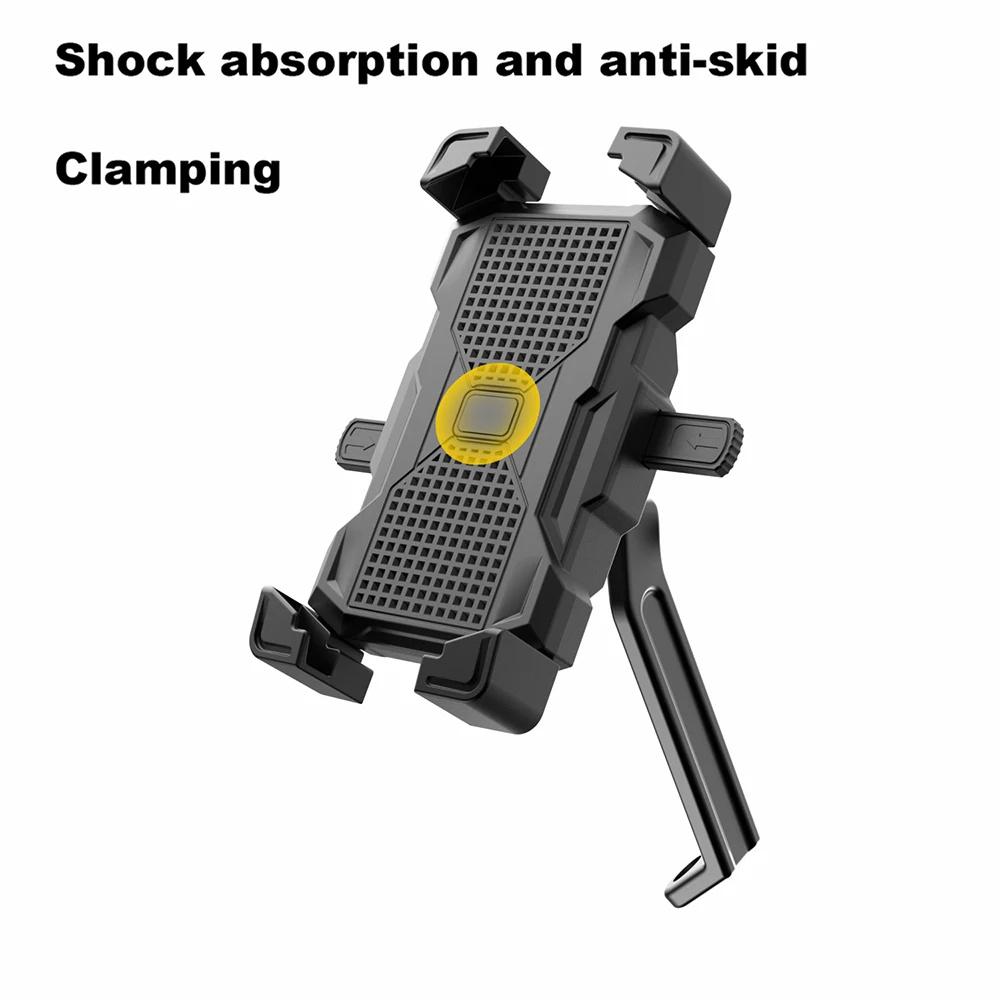 1 Sample OK Motorcycle rearview mirror Phone Mount 360 degrees Bike Phone Holder One Key Switch Accessories Cycling Mount