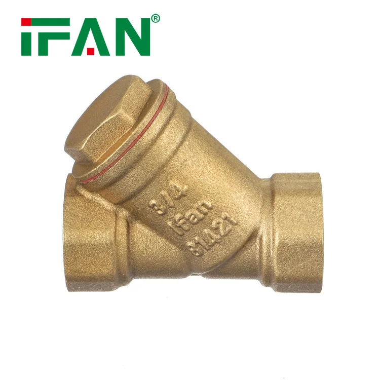 IFAN Advanced German Technology Forged 1/2 4 Inch Filter Y Type Strainer Valve Plumbing Materials Brass Filter Valve