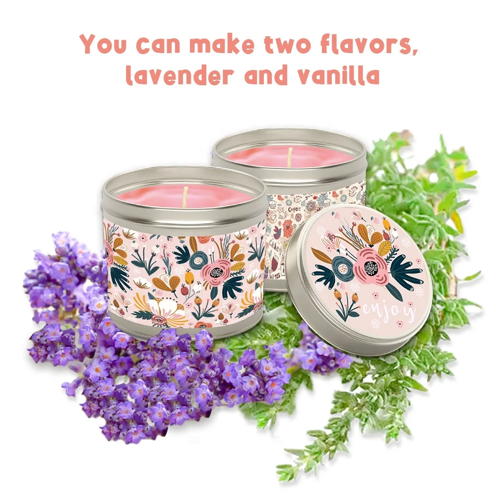 Festival Gifts Candle Making Supplies Kit for Kids 8+, Gift Box Set DIY Scented Candles Soy Wax Aroma Therapy Candle Sets