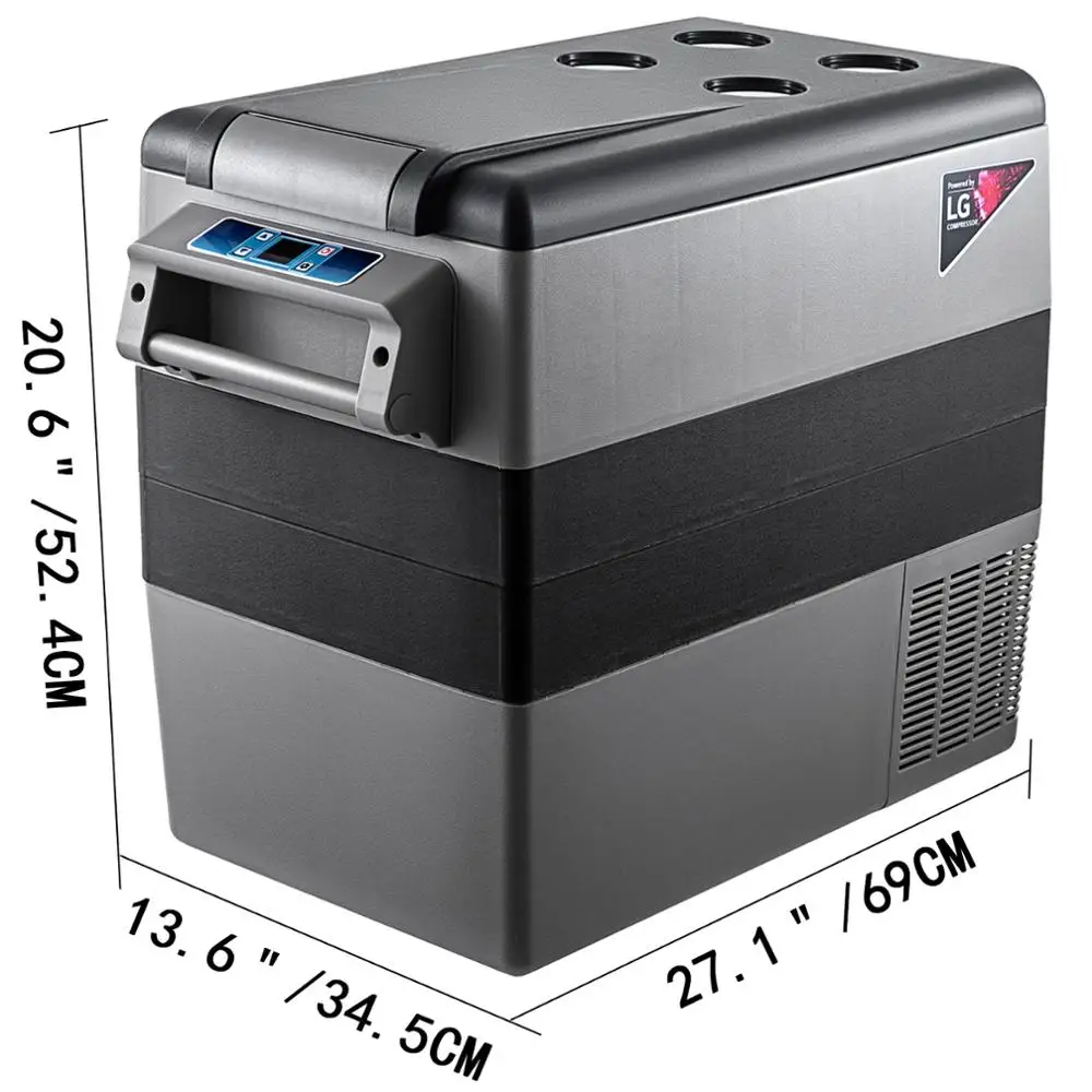 Large Capacity  55L portable car fridge/home mini refrigerator