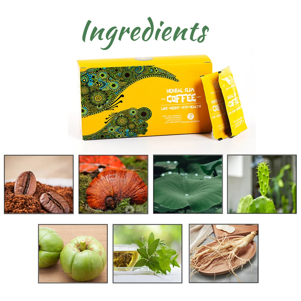 Hot selling coffee powder Detox Flat Tummy belly Keto Energy slim diet coffee