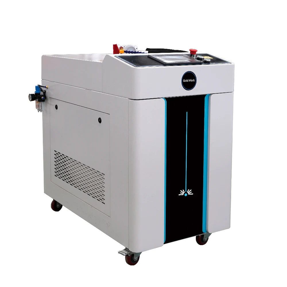 Pulse laser  cleaning  machine remove graffiti wood stone  iron  alloy  metal 500w 1000w small size