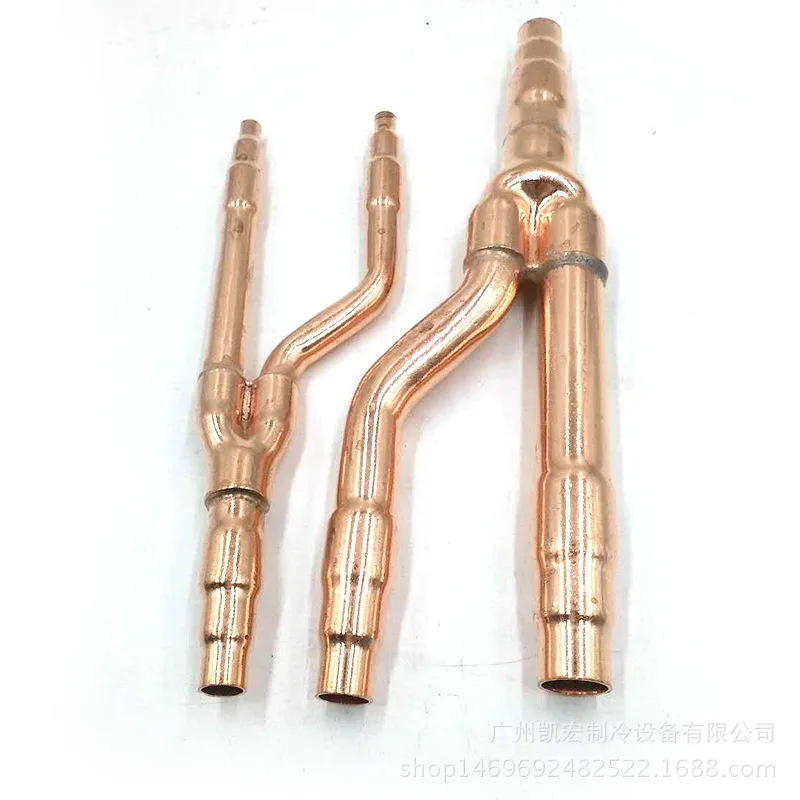 Copper joint y branch  disperse pipe for midea Dakin