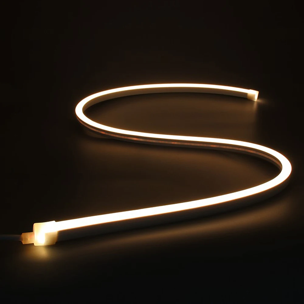 1616 Flat led neon flex light 12v 24v difference color led neon tube 120leds 2835 Silicon Led neon for Decoration