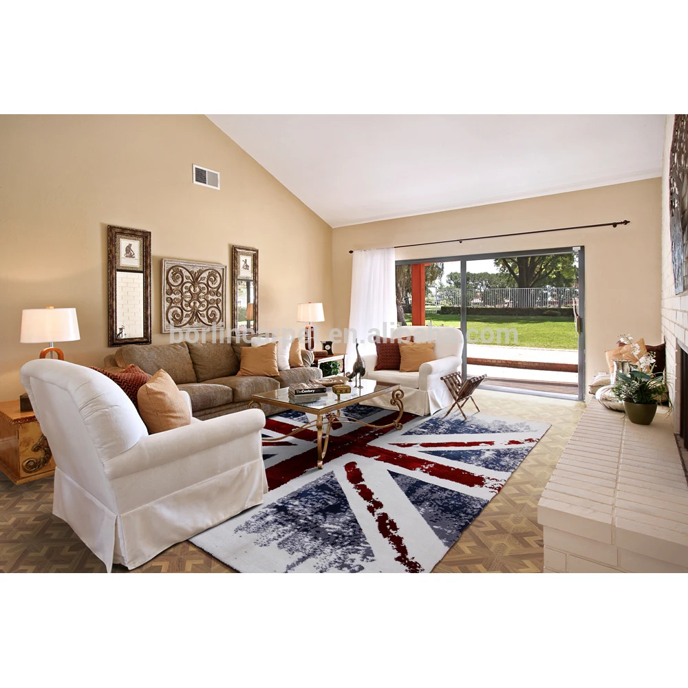 British England UK Flag Non-slip Washable Floor Carpet Mats 200x300cm Flag Carpet