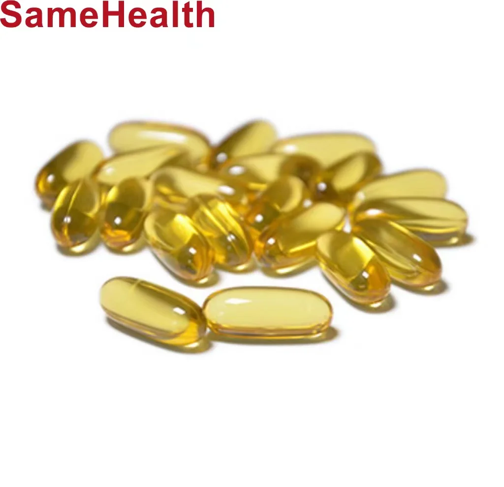 Private Label  Cod Liver Oil Softgels OMG 3 Vitamin A+Vitamin D