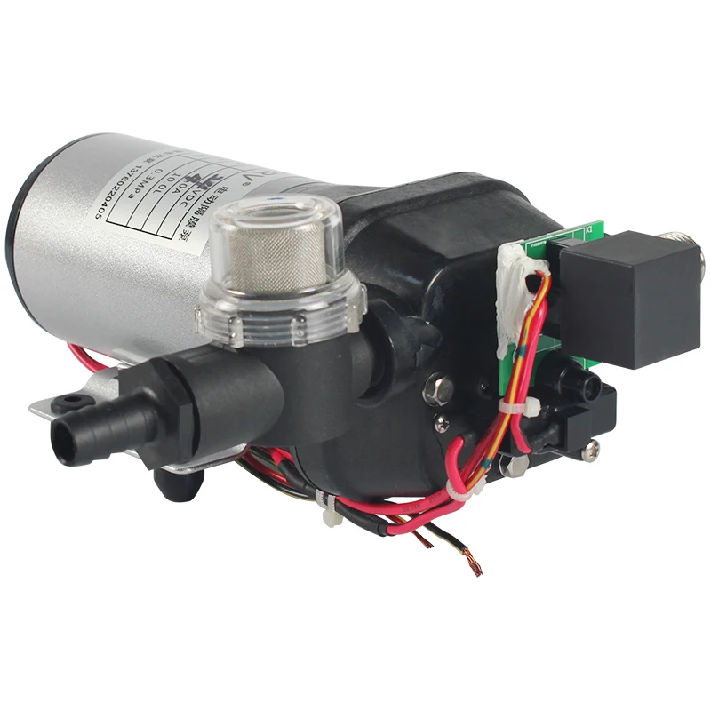 TYTXRV 24V 10L RV Water Pressure Diaphragm Pump with 80A Relay Caravan Camper Electric Mute Pumps