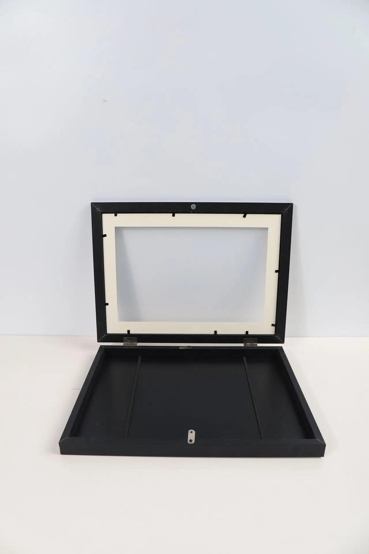 Custom Black Wood Photo Frame Set Of  Display Pictures With Mat Or Without Mat Multi Picture Frames Collage For Wall Or Tableto