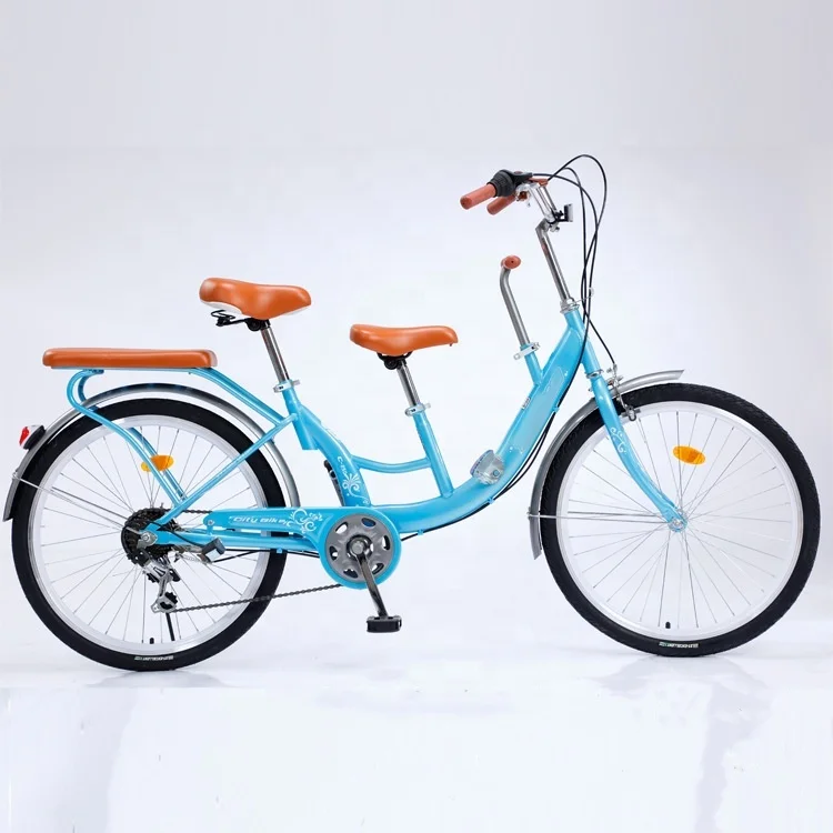 26-inch variable speed family bike Mother bike two-seat bicycle