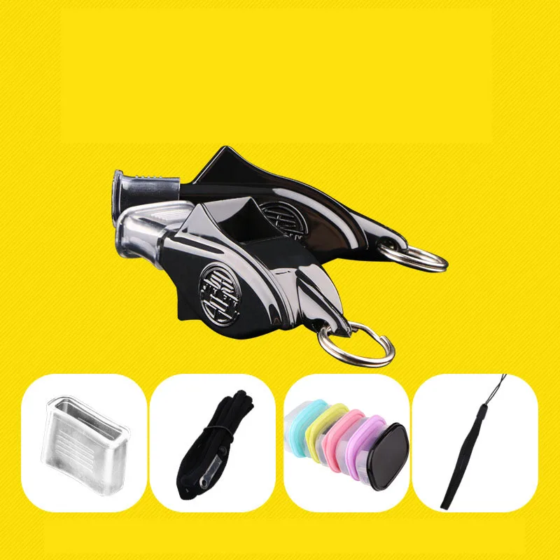 Plastic Sports Whistles with Lanyard Loud Crisp Sound Whistle Ideal for Coaches Referees and Officials