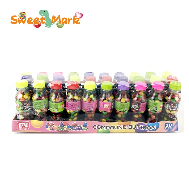 Drink shape Halal candy mix fruit flavor candy bean kids candy