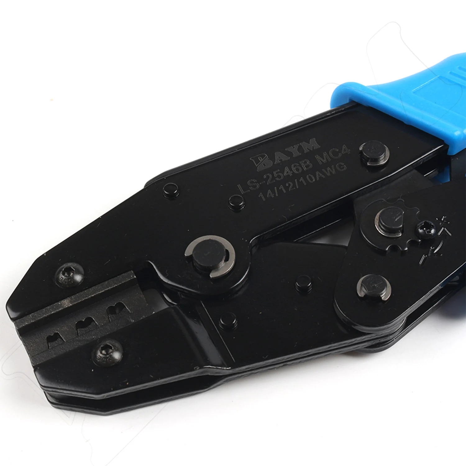 Solar Crimper, BAYM LS-2546 Solar Connector Crimp Tool Used for 2.5/4/6mm2 14-10awg Solar Panel PV Cables PV Cable Crimping Tool