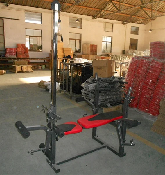 
Multi function weight lifting bench fitness gym equipment HREBH17C 