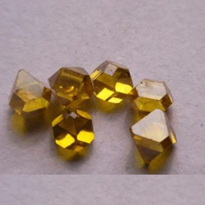 
Yellow Colored Synthetic HPHT Diamond For Industring 