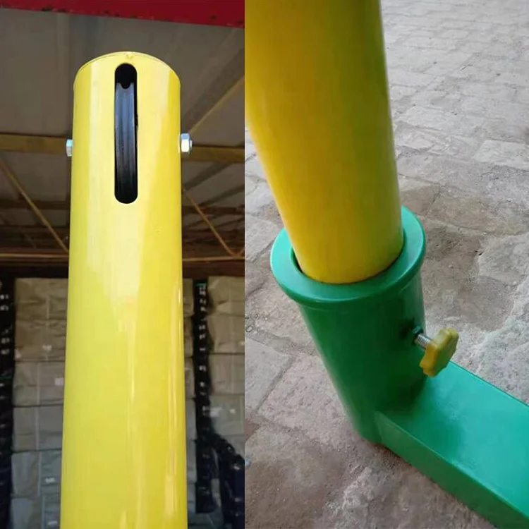 Регулируемая по высоте портативная подвижная подставка для сетки для волейбола/стойка/столб