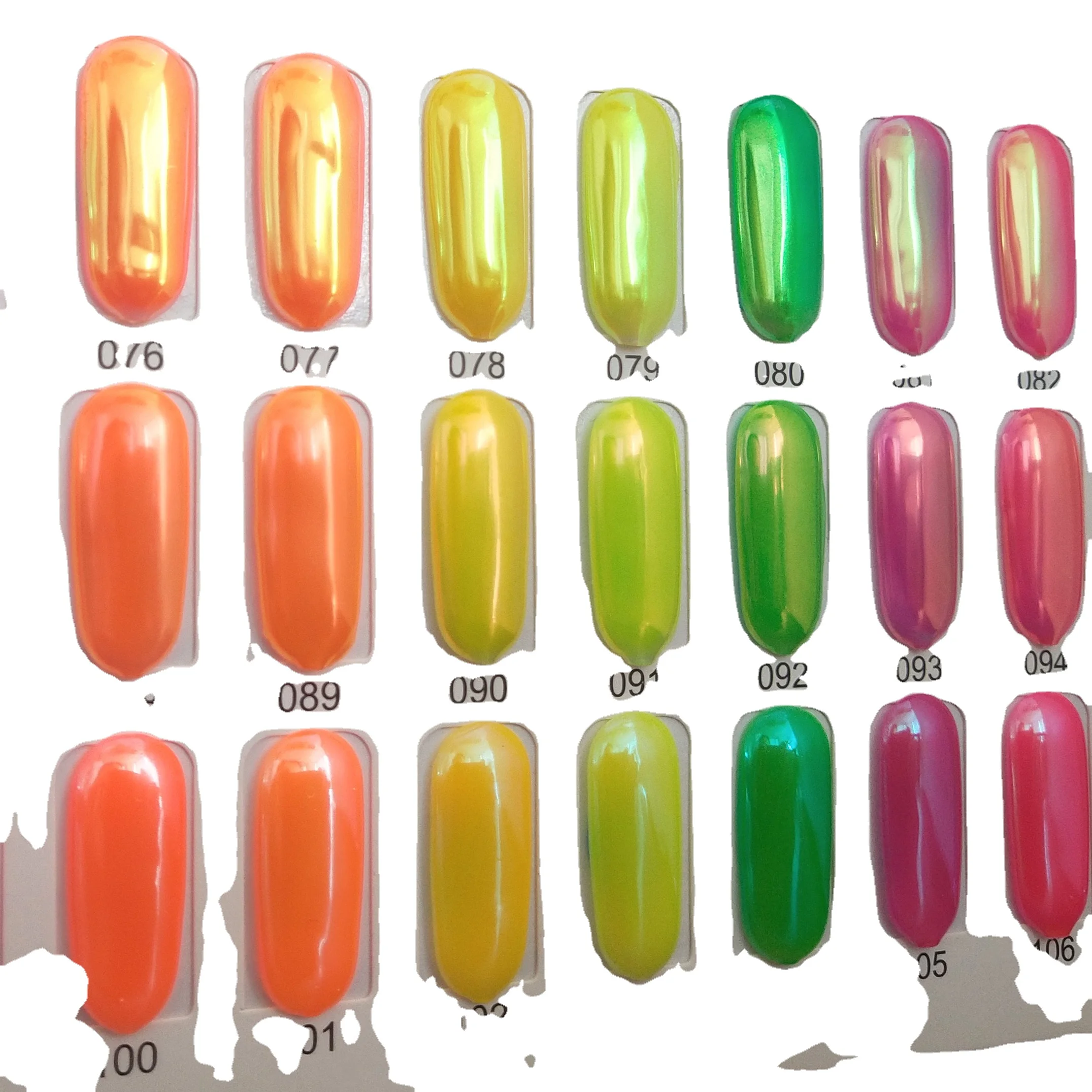 Neon Aurora Pigment Nail Polish Pigment Powder Chameleon Car Paint Pigment