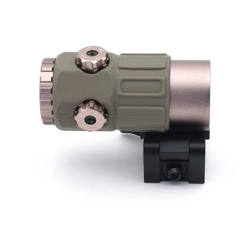 Tactical G45 5x Magnifier Scope For Camo color Optic Sight Compatible with Red Dot Magnifier