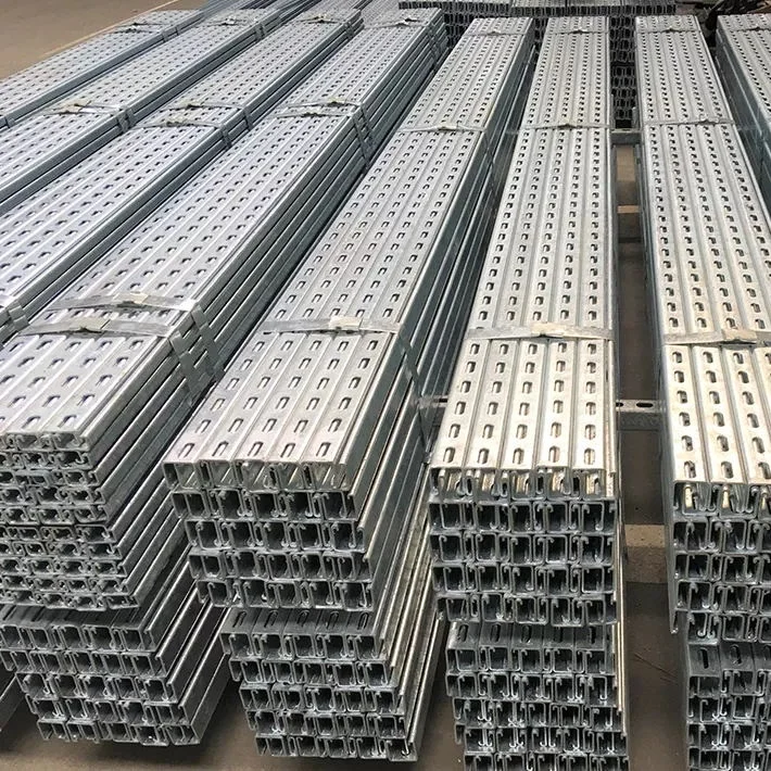 Galvanized Strut channel 41x41/C channel/Unistrut/ seismic bracing/seismic bracket