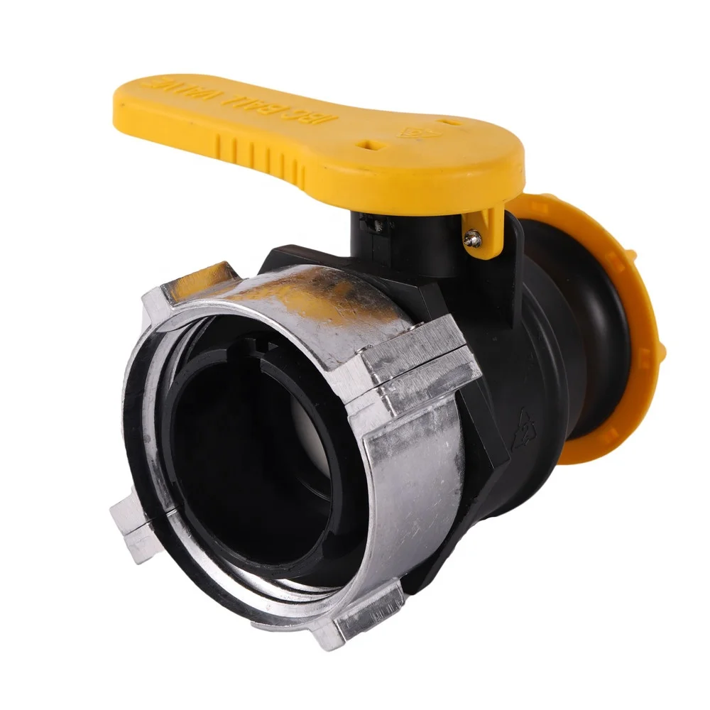 75mm IBC Container Water Tank Ball Valve DN50 Tank Adapter Connector Valve