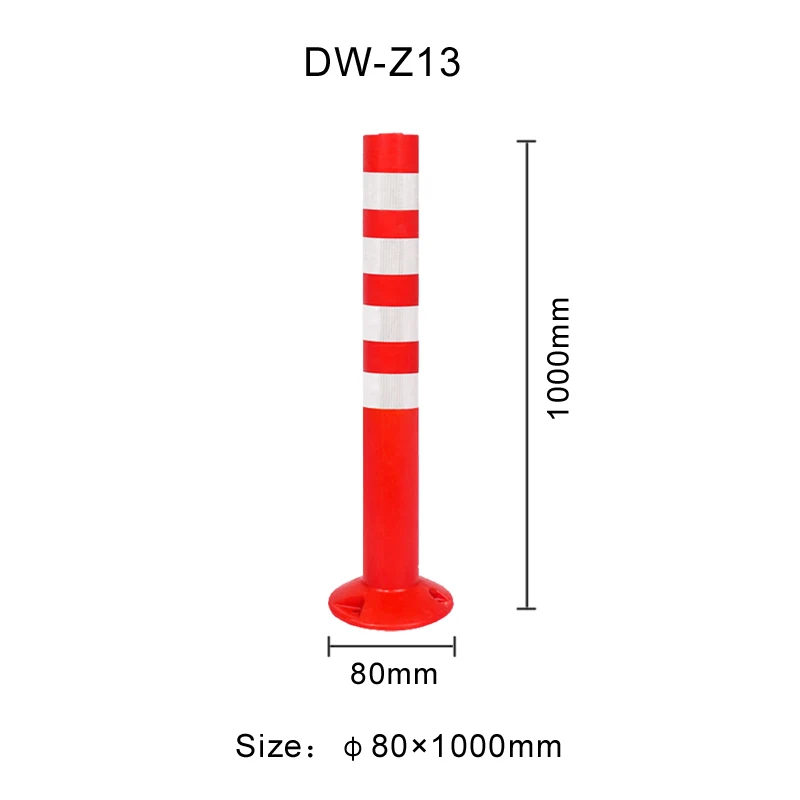 Road Divider 1 meter bollard TPU delineator Warning post